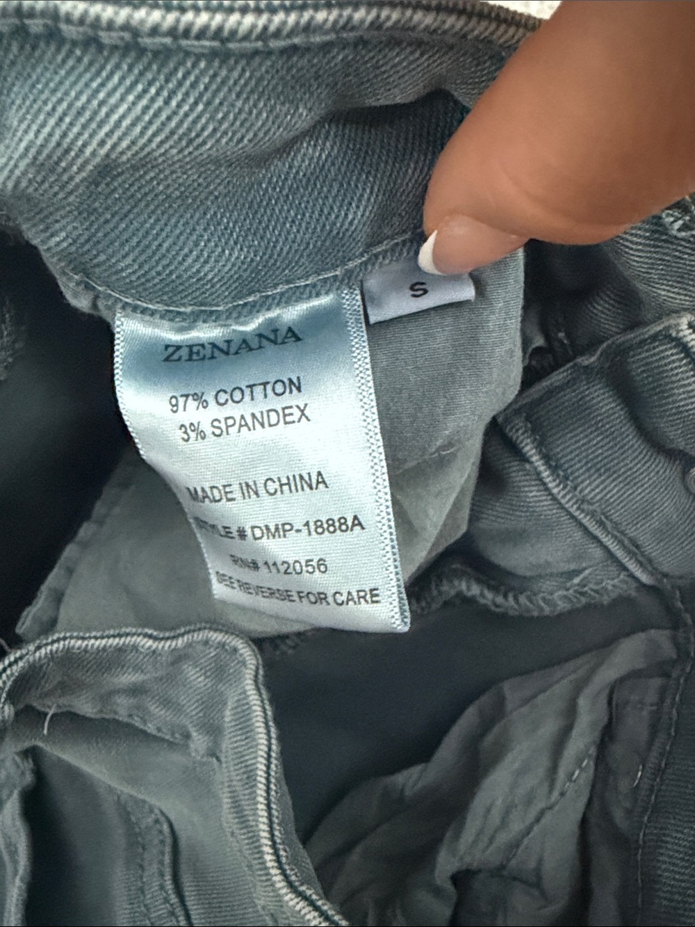Zenana Outfitters Jeans in Teal - Picture 7 of 7